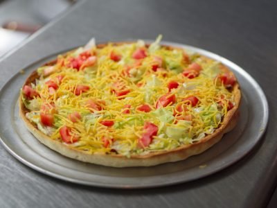 Taco pizza