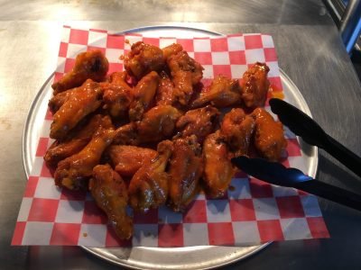 Baked bone-in wings